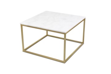 Picture of [FLOOR MODEL CLEARANCE]AYDAN Square Marble Top Coffee Table