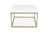 Picture of [FLOOR MODEL CLEARANCE]AYDAN Square Marble Top Coffee Table