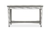 Picture of [FLOOR MODEL CLEARANCE] PALLIE Tempered Glass Top Segmented Mirror Console Table