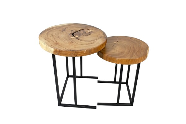 Picture of NATURA Mungur Wood Nesting Coffee Table Set