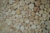 Picture of MICA Acacia Wood Freestanding Headboard with Round Wood Slice Panel in King Size (164×135cm)