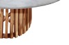 Picture of   [FLOOR MODEL CLEARANCE] ALLEY D129 Solid Acacia Wood Round Dining Table with Marble Top