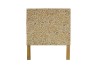 Picture of MICA Acacia Wood Freestanding Headboard with Round Wood Slice Panel in King Single Size (105×135cm)