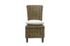 Picture of SAMURAI Acacia Wood Dining Chair with Full Grey Kubu Original Weave