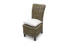 Picture of SAMURAI Acacia Wood Dining Chair with Full Grey Kubu Original Weave