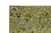 Picture of FAELA 45X130cm Large Freestanding Teak Wood Wall Decor with Round Wood Disc and Resin Surface 