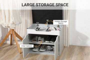 Picture of VENSO 2-Door Upholstered Shoe Bench