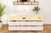 Picture of LUMEO 9-Drawer Dresser/Storage Cabinet with LED Lights
