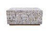 Picture of PIEDRAS Acacia Wood Coffee Table with Coconut Tiles