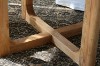Picture of LUMBER Reclaimed Pine Wood Round Dining Table - D120