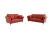 Picture of LUMA Fabric 3 Seater Sofa (Red)