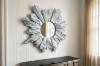 Picture of NANTU Teak Mirror/Wall Art (90cmx90cm)