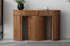 Picture of RILMOND 120 Reclaimed Pine Wood Desk and Barrel Stool Set