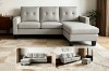 Picture of HAXTON Reversible Sectional Sofa (Light Grey)