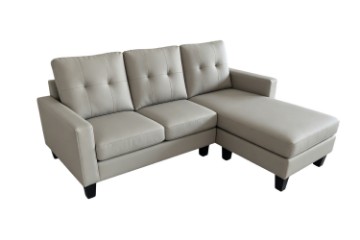 Picture of HAXTON Reversible Sectional Sofa (Light Grey)