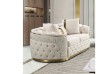 Picture of  [FLOOR MODEL CLEARANCE]  PIEDMONT 2 Seater  Chesterfield Velvet Sofa (Beige)