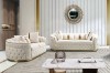 Picture of  [FLOOR MODEL CLEARANCE]  PIEDMONT 2 Seater  Chesterfield Velvet Sofa (Beige)