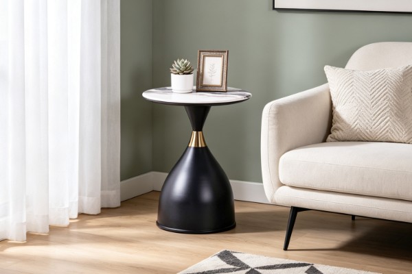 Picture of VALE D50 Sintered Stone Top Side Table