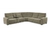 Picture of HIGHLAND Dual Motor Power Reclining Sectional Sofa with Storage Console & Swivel Tray Table & Bluetooth Speaker & USB - Water Resistant