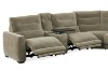 Picture of HIGHLAND Dual Motor Power Reclining Sectional Sofa with Storage Console & Swivel Tray Table & Bluetooth Speaker & USB - Water Resistant