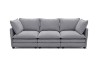 Picture of MELLOW Modular Sectional Sofa Range (Grey) - Left Facing Armchair