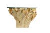 Picture of TAKARA D85 Tempered Glass Top Handcrafted Teak Root Coffee Table