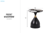 Picture of VALE D50 Sintered Stone Top Side Table