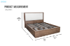 Picture of MERRINA Bed Frame with Gas Lift Storage - Super King Size