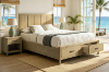 Picture of BECKETT Queen Size Bed Frame with Storage Drawers