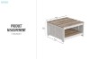 Picture of CALDER 80 Square Coffee Table