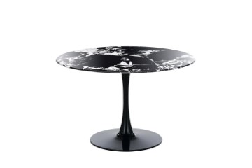 Picture of  [FLOOR MODEL CLEARANCE] JACOB D120 Round Dining Table (Black)