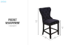 Picture of  [FLOOR MODEL CLEARANCE]BRIAR Solid Wood Bar Chair 