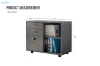 Picture of   [FLOOR MODEL CLEARANCE]  CRUZ Mobile File Cabinet with Password Lock & Wheels (Grey)