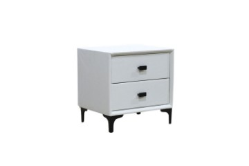Picture of  [FLOOR MODEL CLEARANCE] HOVER 2-Drawer Bedside Table (White)
