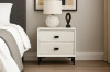 Picture of  [FLOOR MODEL CLEARANCE] HOVER 2-Drawer Bedside Table (White)