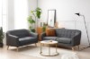 Picture of [FLOOR MODEL CLEARANCE] BRACKE 3 Seater Fabric Sofa (Grey)