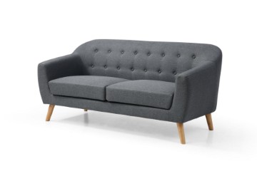 Picture of   [FLOOR MODEL CLEARANCE] BRACKE 3 Seater Fabric Sofa (Grey)