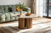 Picture of BLIX Mango Wood D68 Round Coffee Table with Marble Top