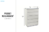Picture of LINAS 5-Drawer Engineered Stone Top Tallboy