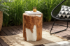 Picture of TAKARA Teak Root Cylindrical Stool/Side Table
