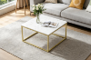 Picture of  [FLOOR MODEL CLEARANCE]  AYDAN Square Marble Top Coffee Table