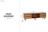 Picture of RUSTLO 160 4-Drawer TV Unit (Natural)