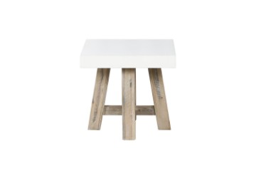 Picture of   [FLOOR MODEL CLEARANCE] ANTON Solid Acacia Wood Square Side Table 