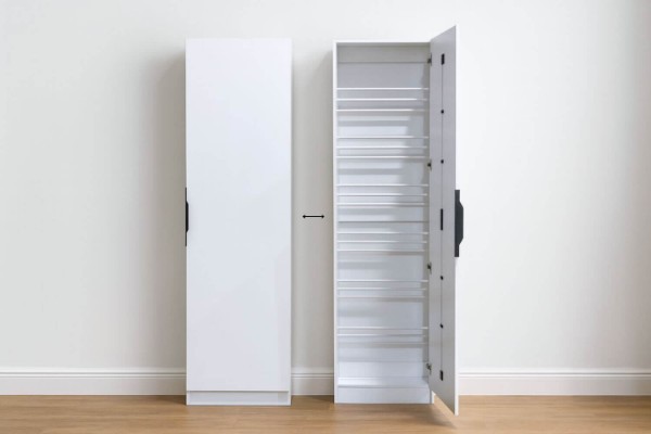 Picture of   [FLOOR MODEL CLEARANCE] AKIRA 6-Layer Shoe Cabinet without Mirror (White)