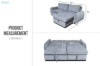 Picture of RAILTON Pull-Out Sofa Bed with Reversible Chaise & Storage