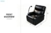 Picture of NUVIA 360° Swivel Manual Recliner Lounge Chair with Mobile Holder (Black)