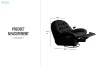 Picture of SANO 360° Swivel Manual Recliner Lounge Chair with Mobile Holder (Black)