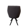 Picture of   [FLOOR MODEL CLEARANCE]BRUNO Technical Fabric Swivel Dining Chair *Dark Grey
