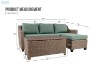 Picture of   [FLOOR MODEL CLEARANCE] PACHA Corner Outdoor Lounge Sofa Set with Storage Coffee Table