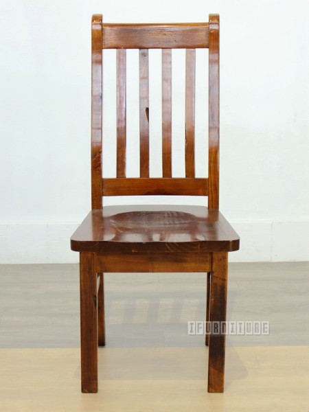 Picture of   [FLOOR MODEL CLEARANCE] CALINGTON Rustic Dining Chair *Wood Seat
